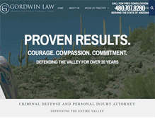 Tablet Screenshot of gordwinlaw.com
